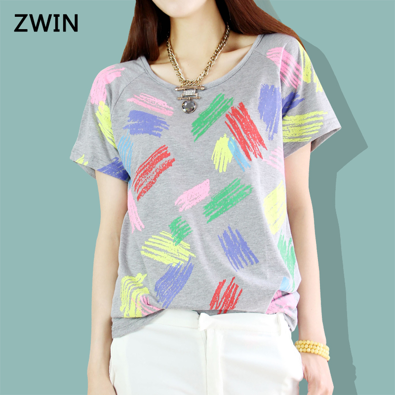 体恤棉中长款宽松短袖...