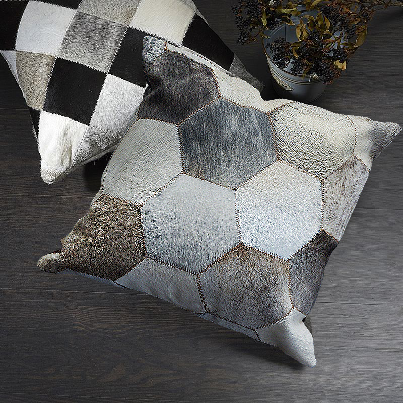 Northern Europe European style genuine leather cowhide Pillows sofa Office chair Bedside Cushion Waist protection Gradient originality personality Pillowin the Home Fabric , Pillow/Pillow category - from Buy2taobao.com to provide professional Taobao agent buy service