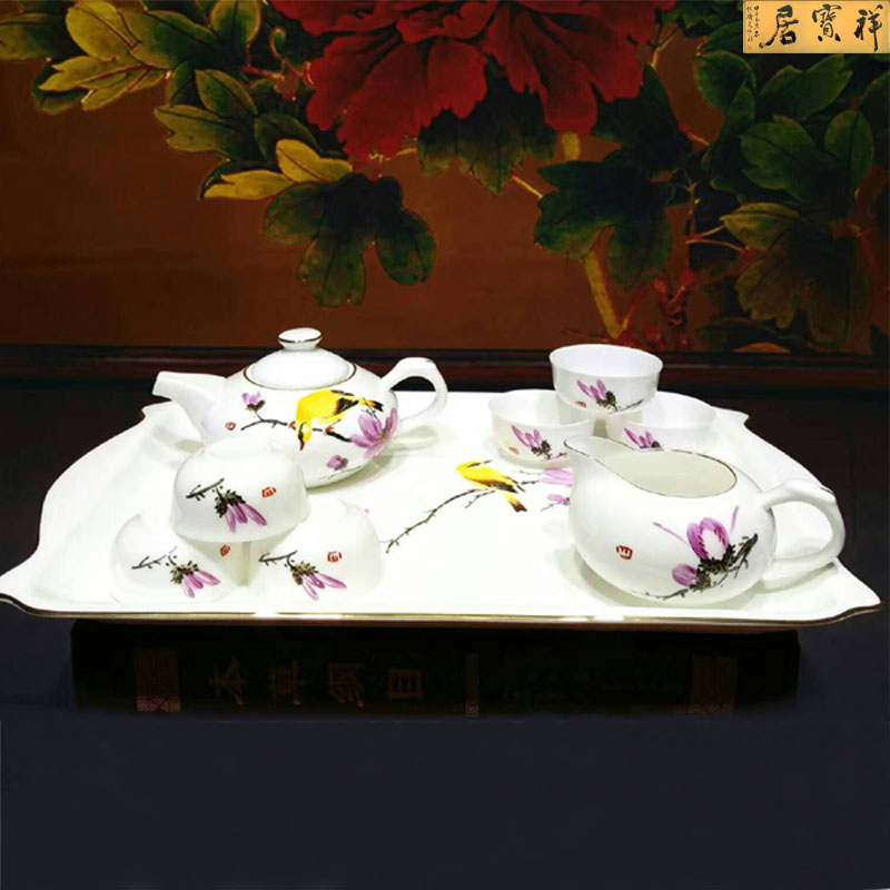 廠家直銷唐山骨質瓷全手繪功夫茶具茶杯品茗杯主人杯禮盒套裝在類目 餐飲具, 茶具, 功夫茶具中 - 來自Buy2taobao.com提供專業的淘寶代購服務