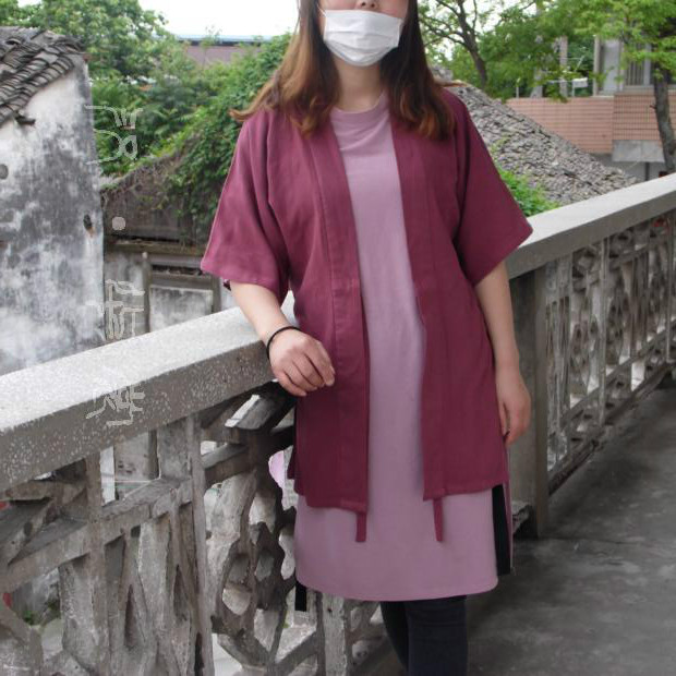 原创日常汉服棉麻传统多色对襟褙子半臂短袖男女cp情侣装夏薄长衫|ruв категории Женская одежда, костюм/национальная одежда/театр костюм, национальная одежда/этап погрузки - от Buy2taobao.com для оказания профессиональной услуги покупки агента Taobao