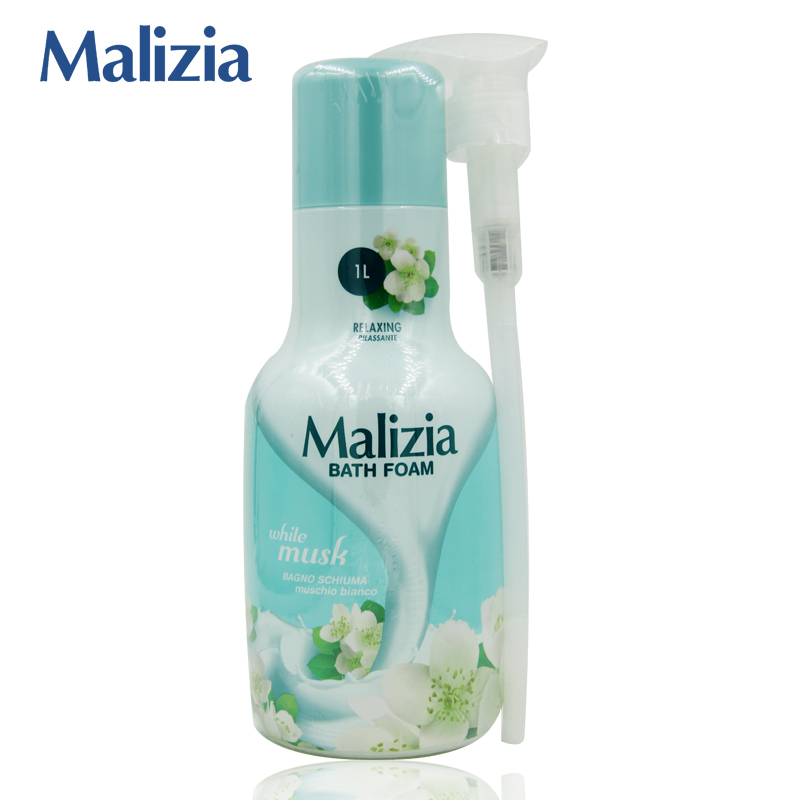 MALIZIA玛莉吉亚 原装进口沐浴露沐浴液洗澡沐浴乳白麝香型1000ml|ruв категории туалетные чище/санитарно - гигиенических салфеток/бумага/Ароматерапия, шампунь/человек чистой, Очистка тела, гель для душа - от Buy2taobao.com для оказания профессиональной услуги покупки агента Taobao
