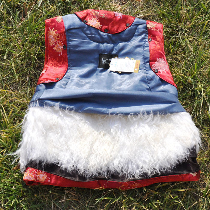 滩羊毛<em>马甲</em>中老年<em>女士皮毛一体</em>真皮坎肩 保暖