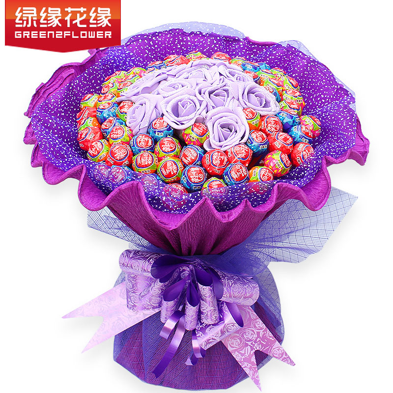 66/99顆棒棒糖手捧花束真知棒糖果新娘結婚畢業季生日禮物送女友在類目 零食/堅果/特產, 糖果零食/果凍/布丁, 糖果中 - 來自Buy2taobao.com提供專業的淘寶代購服務