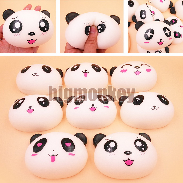squishy 仿真可爱熊猫头慢回弹挂件 发泄装饰玩具|ruв категории игрушка/коляска/головоломка/блоки/модель, моделирование/играть в игрушки, Другие моделирования игрушки - от Buy2taobao.com для оказания профессиональной услуги покупки агента Taobao