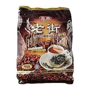  马来西亚原装进口咖啡 益昌老街咖啡 三合一原味白咖啡 40g*15包