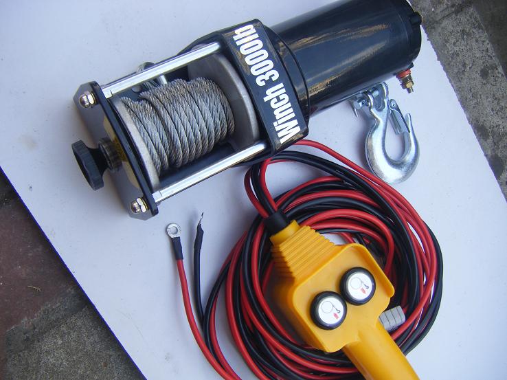 包邮12v24v汽车越野车自救牵引电动绞盘提升机卷扬机车用绞盘