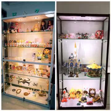 玻璃展示柜透明珠宝化妆品玻璃柜子手办模型产品礼品展示柜陈列柜|ruв категории коммерческий/офисная мебель, полки/витрина, бутик - витрина/витрина - от Buy2taobao.com для оказания профессиональной услуги покупки агента Taobao