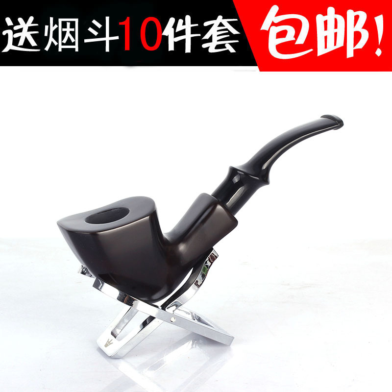 包邮 个性弯式小叶檀木烟斗 9mm过滤芯 石楠木配件 送烟具10件套在类目 ZIPPO/瑞士军刀/眼镜, 烟具, 烟斗中 - 来自Buy2taobao.com提供专业的淘宝代购服务