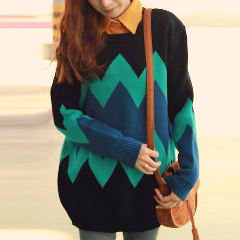 复古毛衣 学院风毛衣...