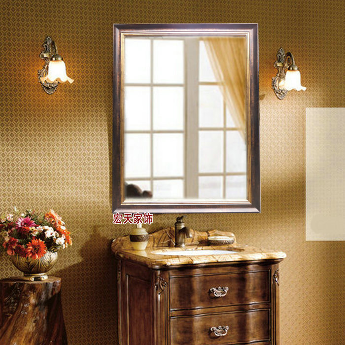 Bathroom Mirror To fake something antique Sanitary room European style TOILET mirror Waterproof bathroom mirror TOILET mirror Silver mirrorin the Family/Personal Cleaning Tools , Sanitary appliances/Bathroom accessories , Non-portable with a mirror , Bathroom Mirror category - from Buy2taobao.com to provide professional Taobao agent buy service