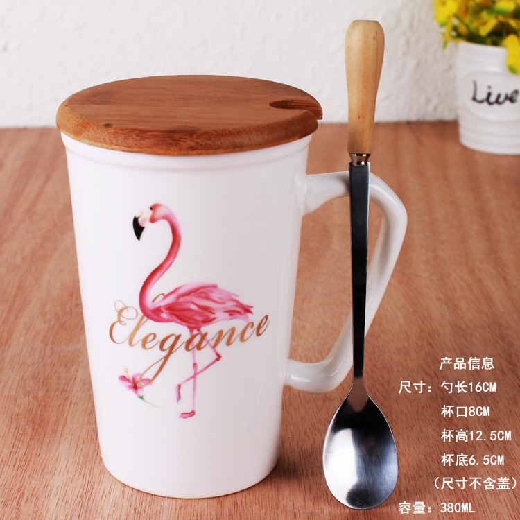 卡通陶瓷杯马克咖啡杯带盖带勺水杯情侣女生公主杯子办公室喝水杯|ruв категории посуда, кубок/кубок/чайник, кружка - от Buy2taobao.com для оказания профессиональной услуги покупки агента Taobao
