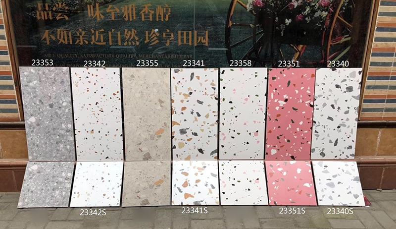 水磨石KT粉色磚網紅磚廚衛陽台客廳彩色磚牆地磚北歐餐廳顆粒瓷磚在類目 家裝主材, 瓷磚, 釉面磚中 - 來自Buy2taobao.com提供專業的淘寶代購服務