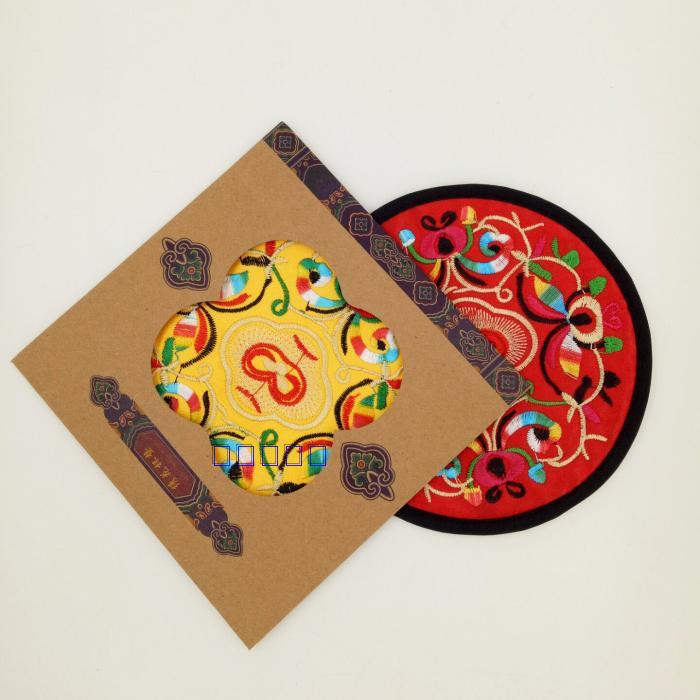 Nation Embroidered coasters Yunnan Keepsake nongovernmental Special handicraft foreign affairs go abroad Study abroad Home giftin the Tableware , Cup/Cups/Kettle , Coaster category - from Buy2taobao.com to provide professional Taobao agent buy service