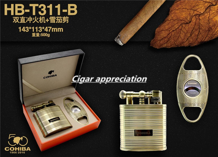 Gifts for Men Cigar scissors Lighter Set Windbreak inflation Metal lighters Retro relief shearsin the ZIPPO/Swiss Army Knife/Glasses , Brand lighters and accessories , Other , Refillable lighters category - from Buy2taobao.com to provide professional Taobao agent buy service