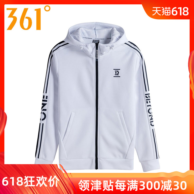 361运动卫衣女2019夏季新款白色字母连帽风衣361度女装外套休闲服|msdalam kategori sukan/pakaian kasual, sweater sukan/pullover - dari Buy2taobao.com untuk memberikan perkhidmatan ejen Taobao profesional membeli