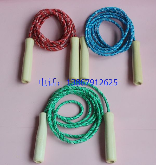 儿童跳绳彩色木柄跳绳儿童 体能训练跳绳健身跳绳在类目 玩具/童车/益智/积木/模型, 户外运动/休闲/传统玩具, 跳绳中 - 来自Buy2taobao.com提供专业的淘宝代购服务