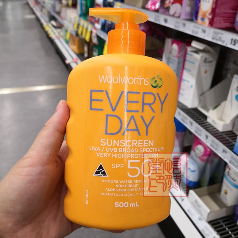 澳洲防晒霜WWLS EVERY DAY大包装500ML UVA/UVB广谱防晒4小时防水在类目 美容护肤/美体/精油, 防晒中 - 来自Buy2taobao.com提供专业的淘宝代购服务