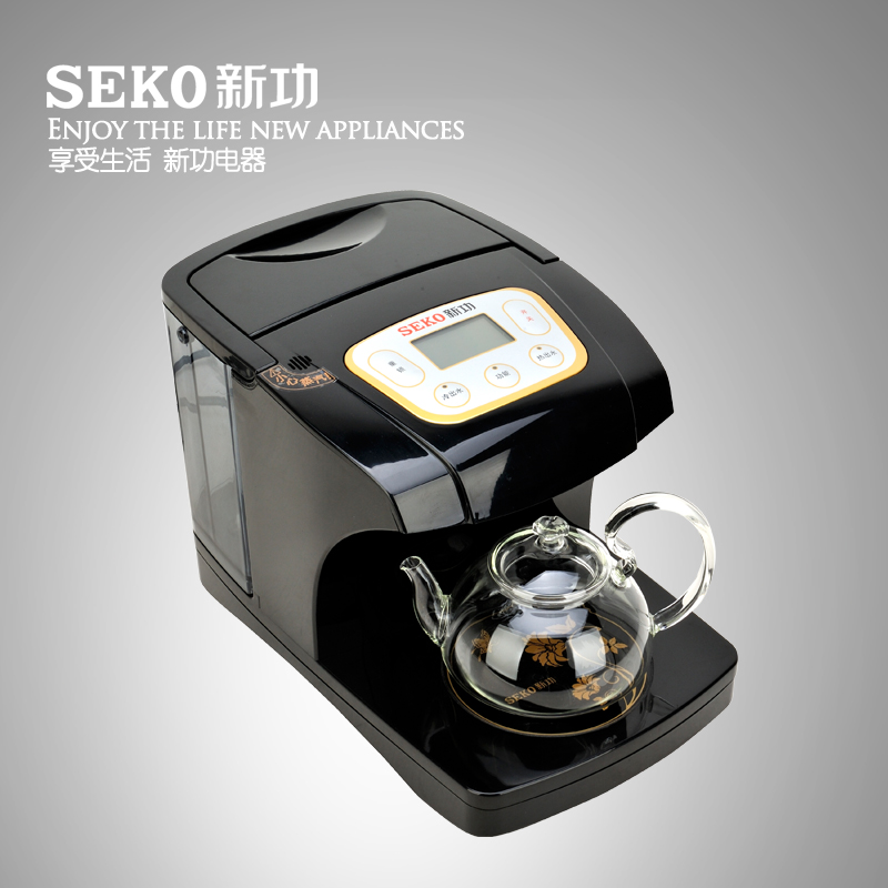 SEKO新功J10智能控温加热式泡功夫茶机透明壶炉小家电创意新奇