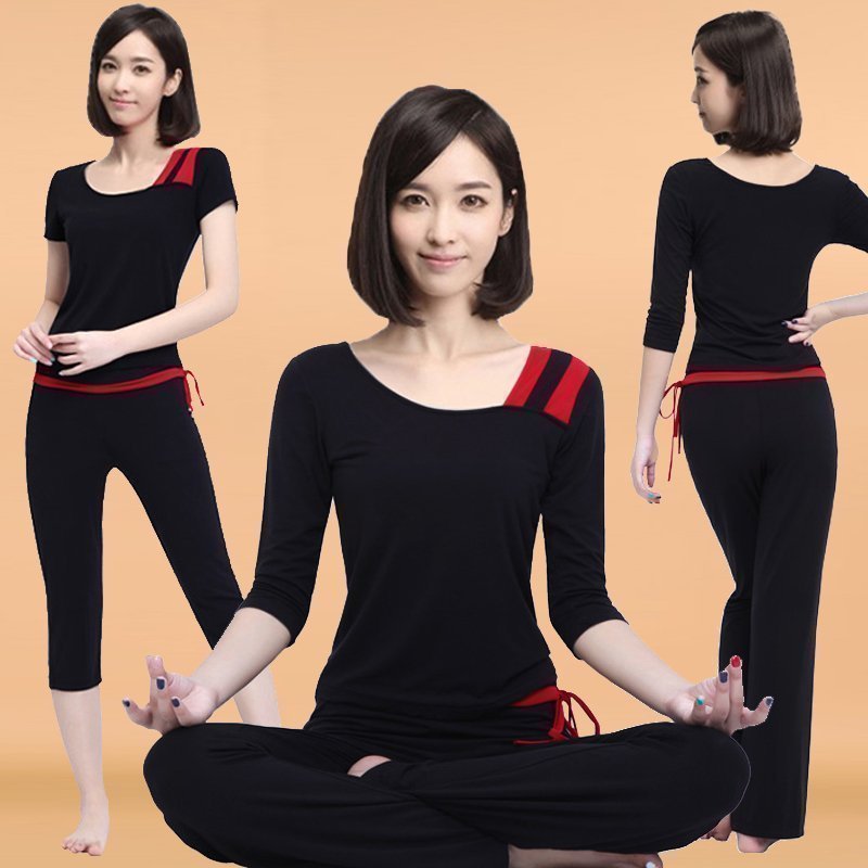 瑜伽服舞韵套装女气质仙气夏天薄款瑜珈衣显瘦时尚莫代尔宽松夏季|msdalam kategori sukan/Yoga/kecergasan/bekalan peminat, Yoga, pakaian Yoga - dari Buy2taobao.com untuk memberikan perkhidmatan ejen Taobao profesional membeli