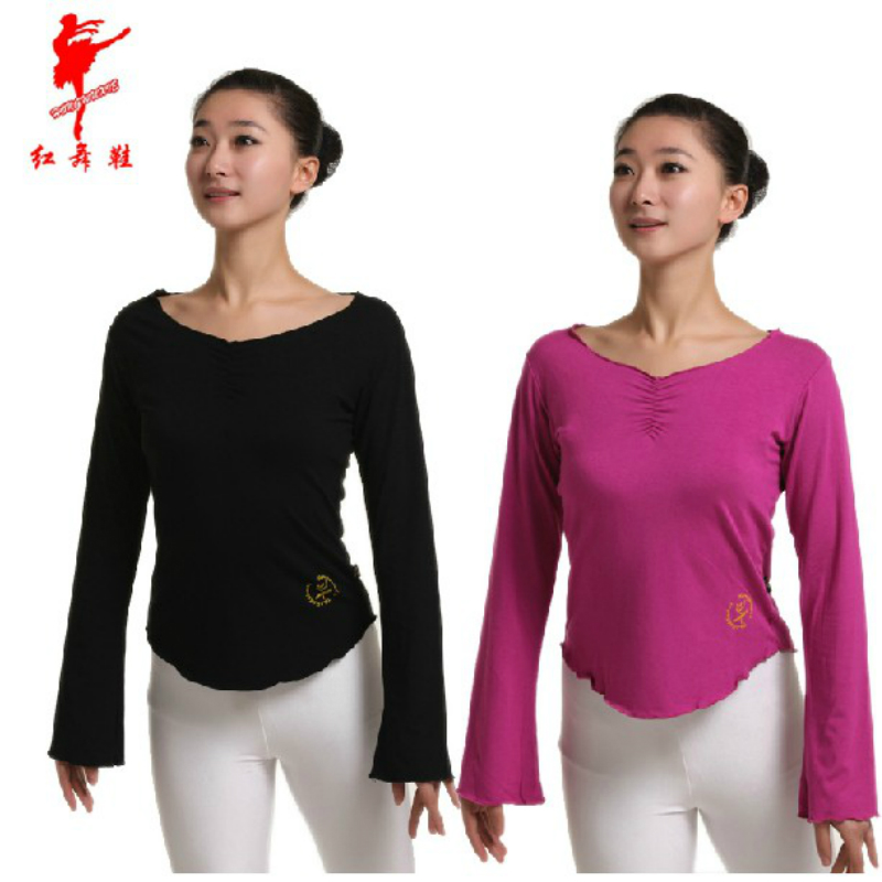 红舞鞋3602摩力卡喇叭袖上衣练功服瑜珈服T恤舞蹈服健身服体操服|ruв категории движение/йога/фитнес/фанаты товаров, танец/аэробика/гимнастика, аэробика, аэробика. - от Buy2taobao.com для оказания профессиональной услуги покупки агента Taobao