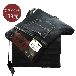  秋冬lee中厚新款男装专柜正品男士直筒韩版中腰牛仔裤 有大码