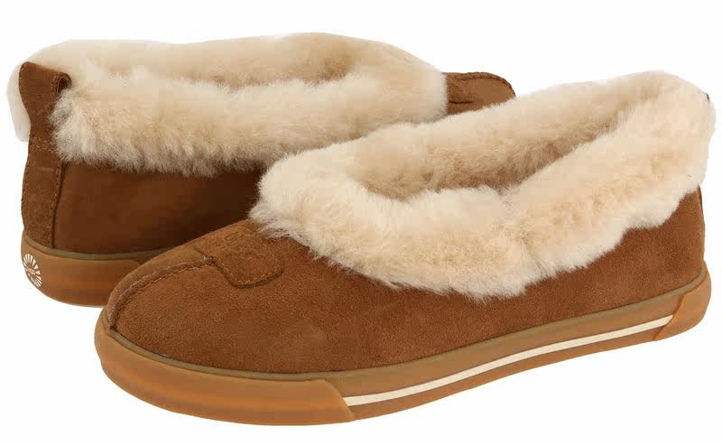 美国代购正品包邮 <em>UGG女鞋</em> 保暖羊皮毛一体可