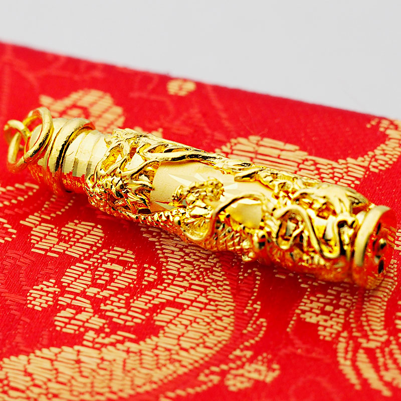 黃金吊墜男款龍柱霸氣盤龍足金吊墜項鏈龍鳳呈祥黃金挂件禮物在類目 珠寶/鑽石/翡翠/黃金, 黃金首飾(新), 頸飾中 - 來自Buy2taobao.com提供專業的淘寶代購服務