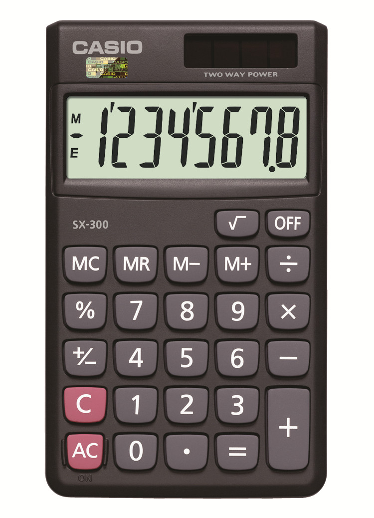 CASIO Casio Solar computer A business travel Portable 8 Median trumpet pocket Calculator SX-300in the Electronic Dictionary/Electronic paper book/Stationery , Calculator category - from Buy2taobao.com to provide professional Taobao agent buy service