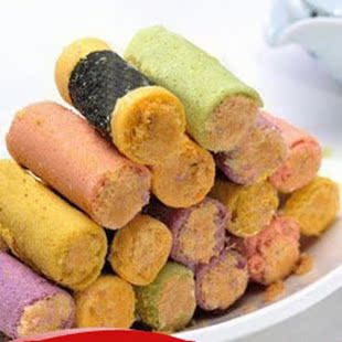  澳门特产手信 车厘哥夫肉松蛋卷四宝口味蛋卷筒 250（380）g盒装
