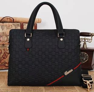 香港代购酷奇真皮男包 时尚新款男士手提包单