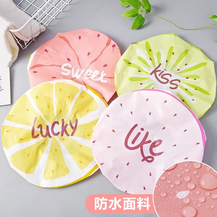 Meng Department lovely fruit Cartoon take a shower Shower cap waterproof Bathing cap Shampoo cap Anti-oil Cap lovely Cartoon Shower capin the Family/Personal Cleaning Tools , Personal care cleaning appliances , Shower cap category - from Buy2taobao.com to provide professional Taobao agent buy service