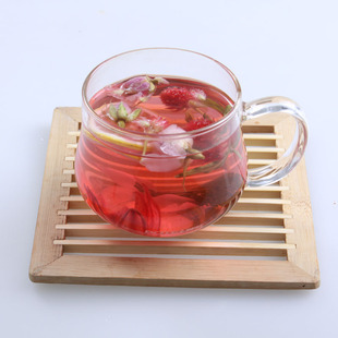  花草茶组合 红巧梅柠檬片甜菊叶法国玫瑰洛神花茶 酸甜美容养颜茶