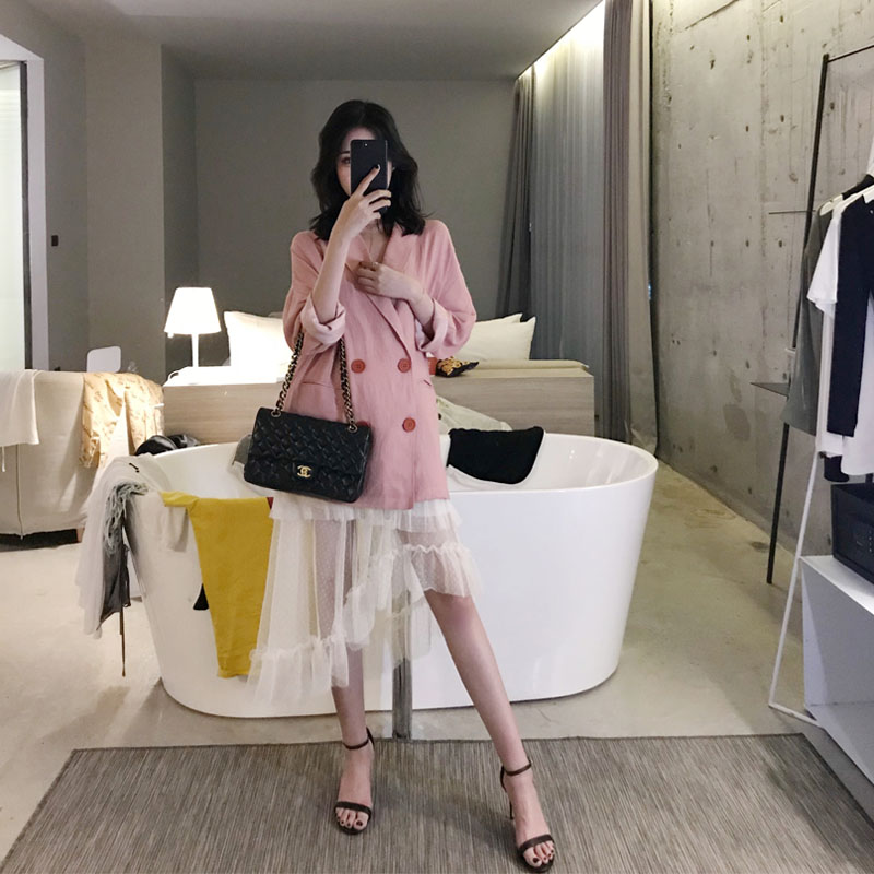 2019网红高冷御姐风俏皮很仙洋气法国小众裙子泫雅两件套装女夏季|ruв категории Женская одежда, костюм/студенты школьную форму/обмундирования, модный костюм - от Buy2taobao.com для оказания профессиональной услуги покупки агента Taobao