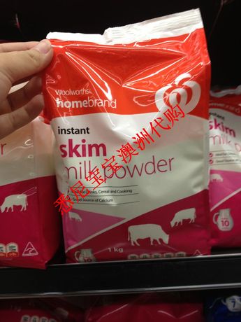 澳洲悉尼直邮代购 woolworths 脱脂 成人奶粉
