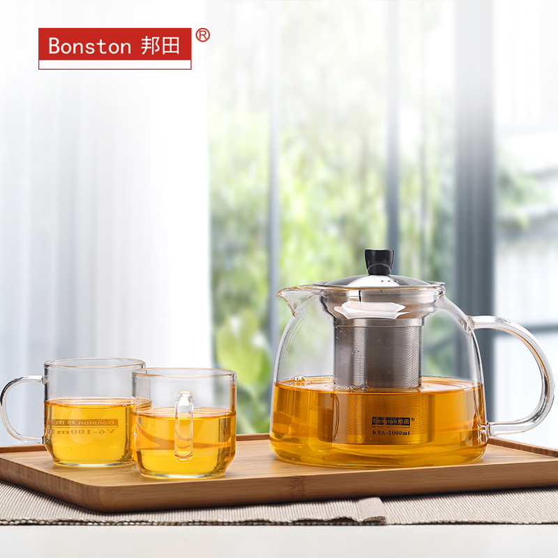 Tian Bang thickening Heat Glass teapot High-capacity 1L Brew teapot filter household European style Flowers tea setin the Tableware , Tea set , Teapot category - from Buy2taobao.com to provide professional Taobao agent buy service
