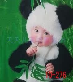 大熊猫动物服装演出服 小熊猫舞蹈服 儿童表演