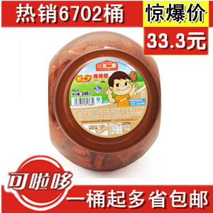  不二家棒棒糖 桶装 巧克力+奶茶(60支装) 2味混合 六一儿童节礼物