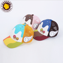 Excellent music cool Korean boys and girls children's clothing children hat cap visor hat wings tide 70025
