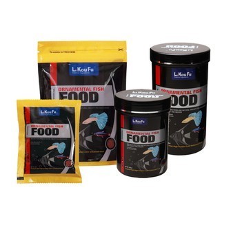 台湾利口福热带鱼高蛋白增色饲料 灯鱼 孔雀鱼