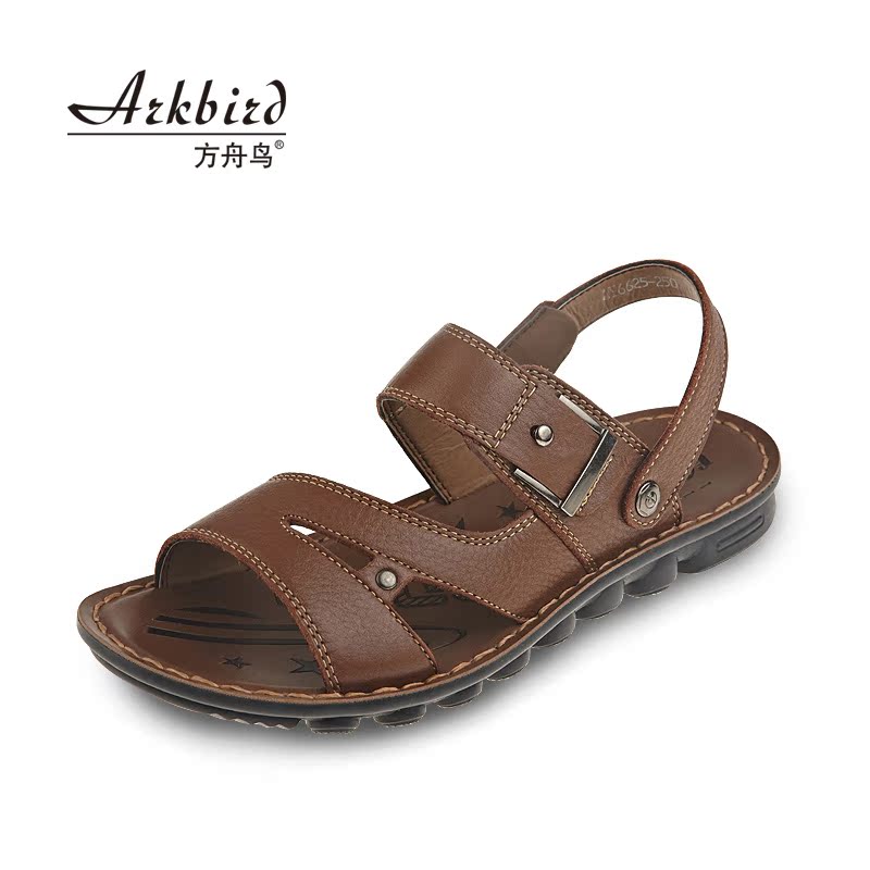 ark bird summer men's casual sandals genuine leather sandals male ...