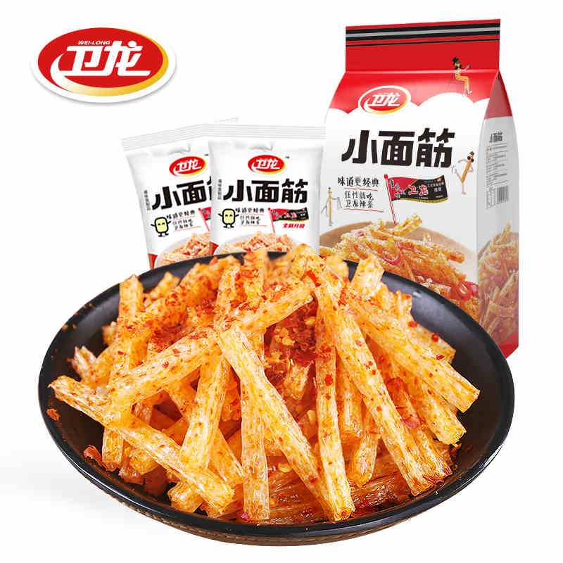 Waylung Spicy strips gluten 312g Spicy snack 80 leisure time Spicy slice snacksin the Snacks/Nuts/Specialty , Dougan products/Dry vegetables , Tofu category - from Buy2taobao.com to provide professional Taobao agent buy service