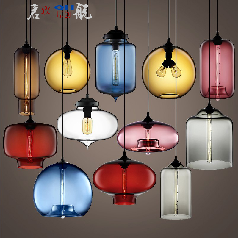 Single head Restaurant a chandelier Northern Europe IKEA Simplicity Glass fish tank a chandelier originality Bar Desk Café design lamps and lanternsin the Decoration main material , Lamps , Chandelier category - from Buy2taobao.com to provide professional Taobao agent buy service