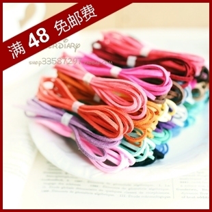  DIY饰品材料配件 3mm 彩色 鹿皮绳 韩国绒 B
