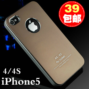  iPhone5手机壳 新款 金属磨砂 苹果5代外壳 4/4s 保护套外壳配件