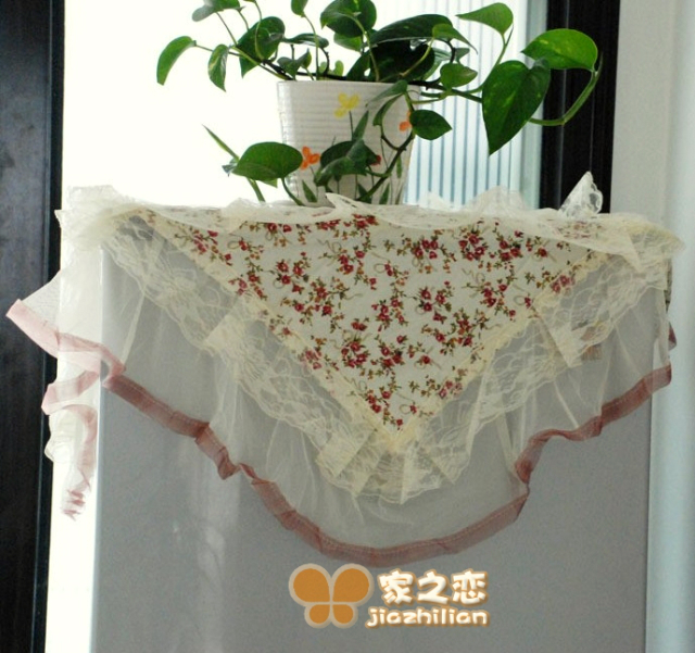 冰箱巾冰箱罩盖巾蕾丝 电冰箱罩布艺 万能盖巾田园在类目 居家布艺, 防尘保护罩, 万能盖巾中 - 来自Buy2taobao.com提供专业的淘宝代购服务