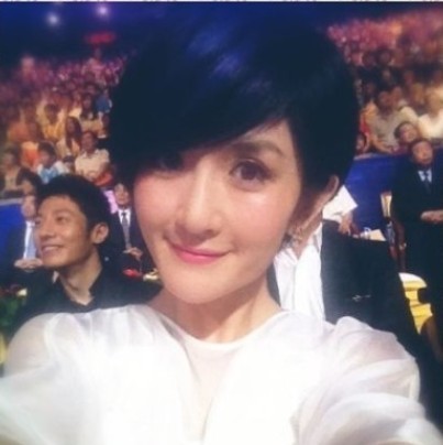 2012金鹰节 我爱主持人颁奖典礼 谢娜同款 帅气