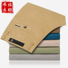 Pantalones ocasionales del paño de la familia guardarropa hombres pantalones de los hombres del verano del verano de pantalones de algodón fino pantalones delgados modelos de primavera rectas largas Pantalones ocasionales del paño de la familia guardarropa hombres pantalones de los hombres del verano del verano de pantalones de algodón fino pantalones delgados modelos de primavera rectas largas
