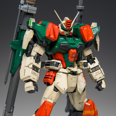 d&m万代模型mg暴风高达gat-x103 buster gundam代工改造涂装成品