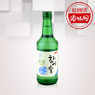  酒仙网 19度新真露竹炭酒360ml 露酒