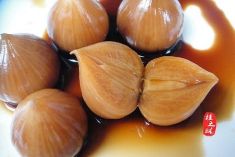 桂林农家自制酱独蒜 泡独瓣蒜 咸香脆口杀菌解